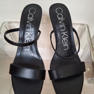 Calvin Klein Black Strap Sandals
